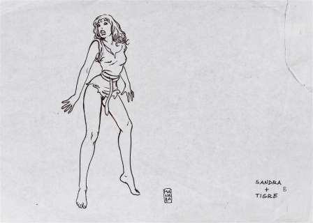 MILO MANARA, Kamasutra: Sandra + tigre | Art-Rite
