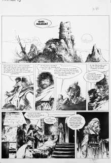 VANCE William  - Ramiro  - Planche 1 du récit La Tour d’Arnac inédit en album [...] | Vermot et Associés