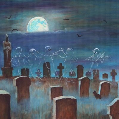 DANCING GHOSTS, original art by Don Marquez