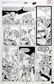 Sal Buscema - Spectacular Spider-Man #189 P 31 (Historic 30Th Anniversary Green Goblin Issue! the Goblin Kidnaps Liz Allen, Little Normie, & Molten Man!) 1992
