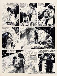 Rosinski | Thorgal, planche n°40 à l’encre de Chine et… | AZ auction