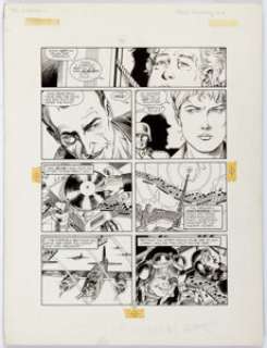 Michael Kaluta and Russ Heath Marvel Graphic Novel:The Shadow Page 46 Original Art (Marvel, 1988).   The Shadow - | Heritage