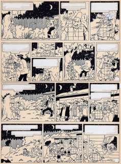 De Moor (Bob) | Johan et Stephan, planche n°5 à l’encre de… | AZ auction