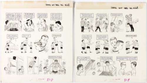 Dave Berg MAD Magazine #81 Complete 4-Page Story Original Art (EC, 1963). From the Berg’s-Eye View Dept.: Dave - | Heritage