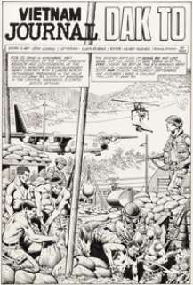 Don Lomax Vietnam Journal #11 Complete 28-Page Story "Dak To" Original Art Group (Apple Comics, - | Heritage