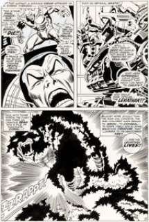 John Buscema and Frank Giacoia Sub-Mariner #3 Page 5 Original Art (Marvel, 1968). Plant Man brings a gigantic - | Heritage