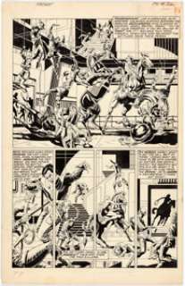 Paul Gulacy Sabre Graphic Novel Page 38 Original Art (Eclipse, 1988). The settlers revolt in this action-packed - | Heritage