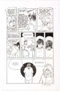 Terry Moore Strangers in Paradise #45 Story Page 12 Original Art (Abstract Studio, 2001). | Heritage