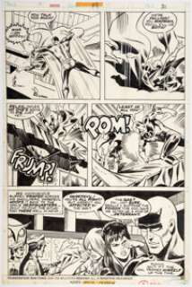 Bob Brown and Vince Colletta Daredevil #117 Page 30 Original Art (Marvel, 1975). The Man Without Fear captures - | Heritage