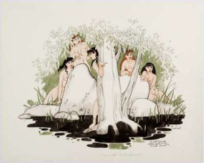 Walt Scott They Ought To Be Ashamed! Illustration Original Art (c. 1950s). Disney veteran and Little People - | Heritage