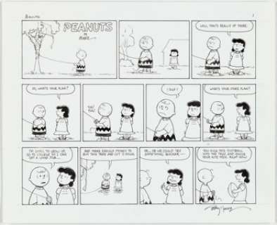 Terry Moore Peanuts: A Tribute to Charles M. Schulz Complete 3-Page Story Original Art (BOOM! Studios, 2015). - | Heritage