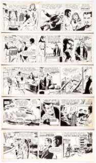 Al McWilliams Dateline: Danger! Original Comic Strip Art Group of 5 (Field Enterprises, 1969). From the daily - | Heritage