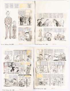 Mort Drucker MAD Magazine #164: "Caper Goon" Complete 8-Page Story Original Art (EC Comics, 1974).... (Total: 8 Original Art) | Heritage