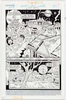 Stan Goldberg and Bob Smith Archie #543 Complete 6-Page Story "The Night before Christmas, Part 1" Original Art (A... (Total: 6 Original Art) | Heritage