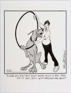 Brad Anderson Marmaduke Daily Single-Panel Comic Strip Original Art dated 7-23-03 (United Feature Syndicate, 2003)...