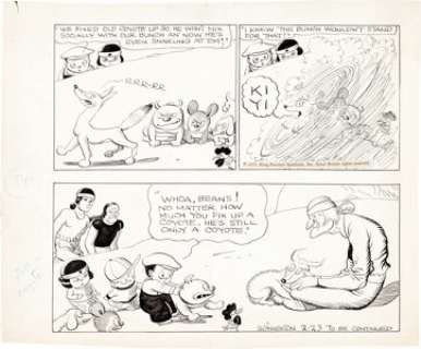 James Swinnerton Little Jimmy Daily Comic Strip Original Art dated 2-23-35 (International Feature Service, 1935).... | Heritage