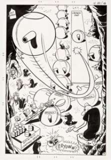 George Wildman Popeye Splash Page 13 Original Art (Charlton, c. 1970s)....