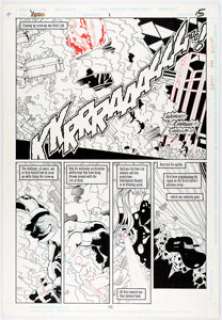 ChrisCross and Tim Simmons Xero #1 Page 15 Original Art (DC, 1997)....