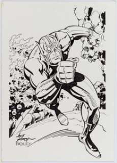 Al Bigley - Orion of the New Gods Illustration Original Art (c. 2000s)....