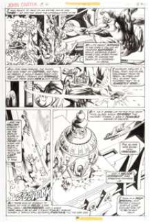 Gil Kane and Rudy Nebres John Carter, Warlord of Mars #2 Story Page 14 Original Art (Marvel, 1977).... | Heritage