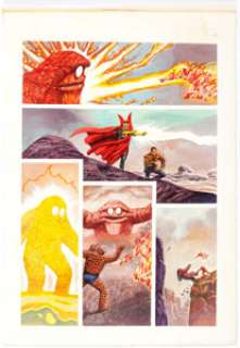 Ricardo Villagran Strange Tales V3#1 Painted Page 44 Original Art (Marvel, 1994).... | Heritage