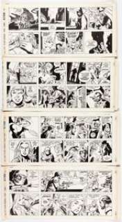 Dan Barry Flash Gordon Sunday Comic Strip Original Art Group of 8 (King Features Syndicate, 1990).... (Total: 8 Items) | Heritage