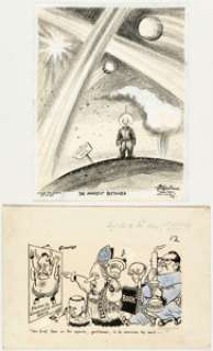 Franklin Collier, Fred O. Seibel, and Others -- Editorial Comics Panels Original Art Group of 10 (1920s-70s).... (Total: 10 Original Art) | Heritage