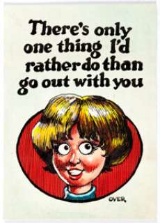 Robert Crumb Monster Greeting Cards #38 Card Front Original Art (Topps Co., Inc, 1965).... | Heritage