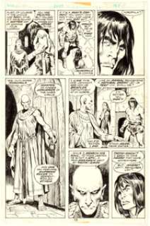 John Buscema and Ernie Chan Conan the Barbarian #43 Story Page 9 Original Art (Marvel, 1974).... | Heritage