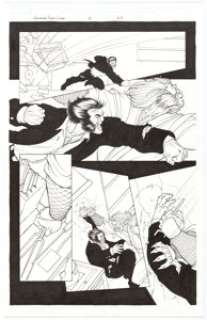  - Andrea Di Vito Wolverine: First Class #2 Story Page 17 Original Art (Marvel, 2008)....