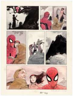 Charles Vess Spider-Man: Spirits of the Earth Pages 15 and 40 Original Art (Marvel, 1990).... (Total: 2 Original Art) | Heritage