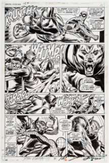 Gil Kane and John Romita Sr. Amazing Spider-Man #124 Page 14 Original Art (Marvel, 1973).... | Heritage