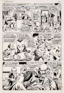 John Buscema and Tom Palmer Avengers #77 Story Page 10 Johnny Carson Original Art (Marvel, 1970).... | Heritage