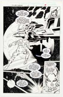 Tom Grindberg and Bill Anderson Silver Surfer #111 Story Page 11 Original Art (Marvel, 1995).... | Heritage