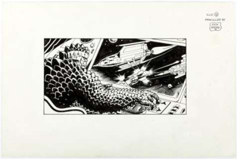  - Dick Ayers and Mark Heike - The Thing of the Fantastic Four Illustration Original Art (1991)....