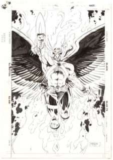  - Lee Weeks Hawkman #0 Cover Original Art (DC Comics, 1994)....