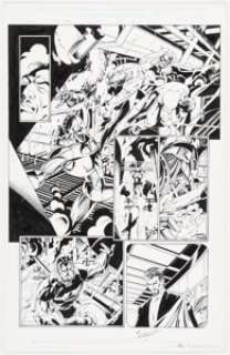  - Mark Bagley and Eric Cannon Iron Man #21 Story Page 2 Original Art (Marvel, 1999)....