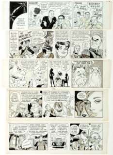 Bob Lubbers Robin Malone Daily Comic Strip Original Art Group of 10 (NEA, Inc., 1967-68).... (Total: 10 Original Art) | Heritage