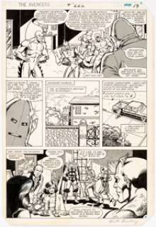 Greg LaRocque and Brett Breeding The Avengers #222 Story Page 15 Original Art (Marvel Comics, 1982). ... | Heritage