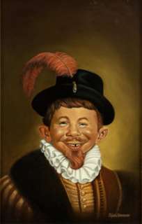 Keith Simmons - Alfred E. Neuman as Sir Walter Raleigh Painting Original Art (EC, 1992).... | Heritage