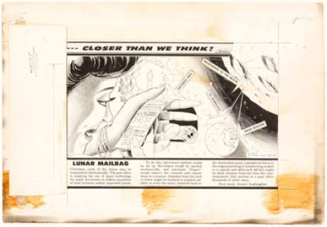 Arthur "Art" Radebaugh Closer than We Think! Christmas-Themed Sunday Comic Strip Original Art dated 12-25-60 (Chic... | Heritage
