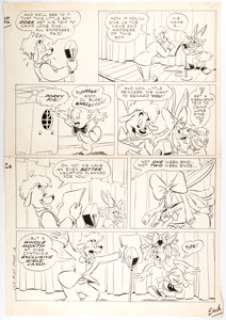 Tom McKimson Looney Tunes and Merrie Melodies #69 Page 12 Original Art (Dell, 1947)....