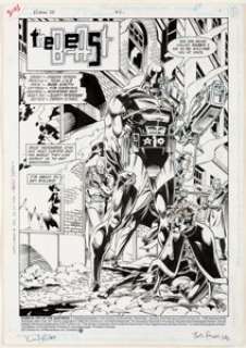 Tom Lyle and Bob Smith Robin III: Cry of the Huntress #2 Story Page 1 Original Art (DC Comics, 1992).  Young Robin - | Heritage