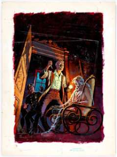 Luis Dominguez Grimm’s Ghost Stories #23 Cover Painting Original Art (Gold Key,1975). "His brother was dead, - | Heritage