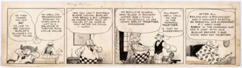 Frank Willard and Ferd Johnson Moon Mullins Daily Comic Strip Original Art dated 5-23-32 (Chicago Tribune, 1932). - | Heritage
