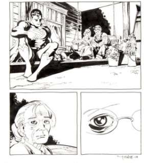 Tim Sale Superman Confidential #6 Story Page 19 and Sergio Aragones - Superman Specialty Illustration Original Art... | Heritage