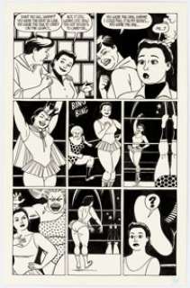 Jaime Hernandez Whoa, Nellie! #2 Story Page 14 Original Art (Fantagraphics, 1996). Whoa, Nellie! was a 3-issue - | Heritage