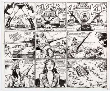 Steve Mannion Fearless Dawn Story Page 2 Original Art (Asylum Press, c. 2009-2010). Fans of Tank Girl should take - | Heritage