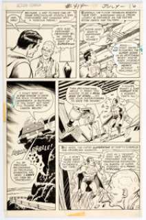 Curt Swan and Murphy Anderson Action Comics #414 Story Page 13 Original Art (DC, 1972). Superman is in almost - | Heritage