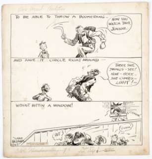 Gaar Williams Our Secret Ambition Daily Comic Strip Original Art Group of 4 (Chicago Tribune Syndicate, 1929).... (Total: 4 Original Art)